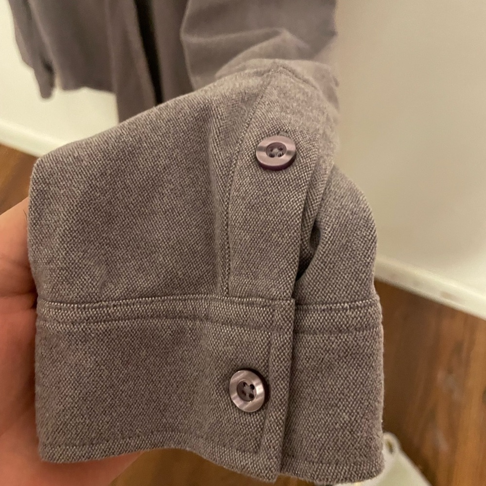 Gray Button-Up Shirt - Picture 3 of 5